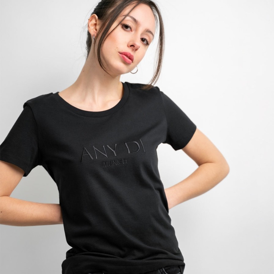 Casual Wear ANY DI Munich | Any Di T-Shirt Black